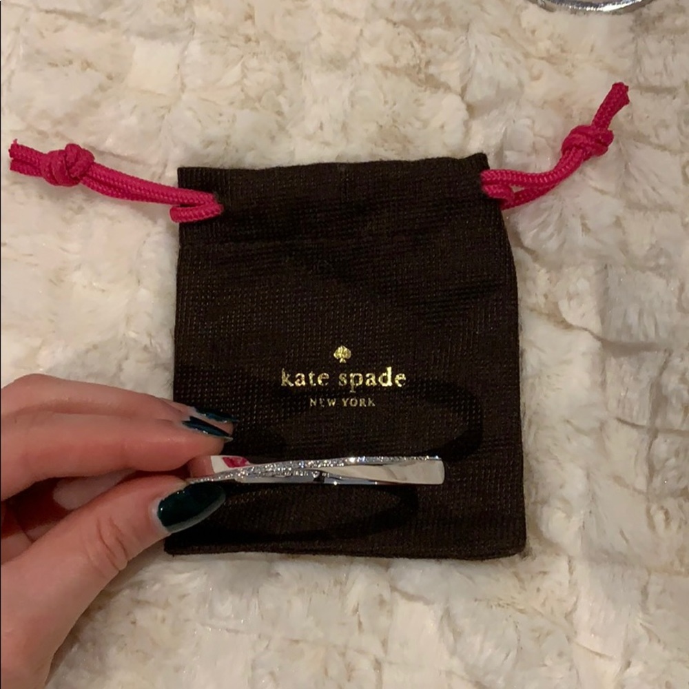 KATE SPADE silver pave crystal bangle!